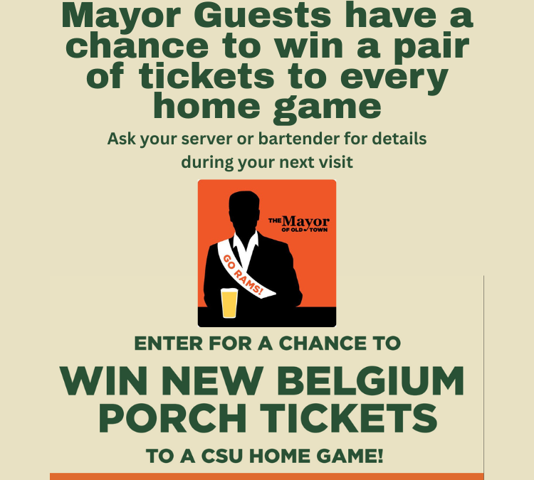 CSU FOOTBALL NEW BELGIUM PORCH TICKETS