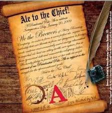 Ale to the Chief