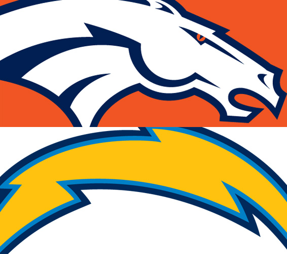 Broncos vs. Chargers (New Belgium Beers are 50% off)