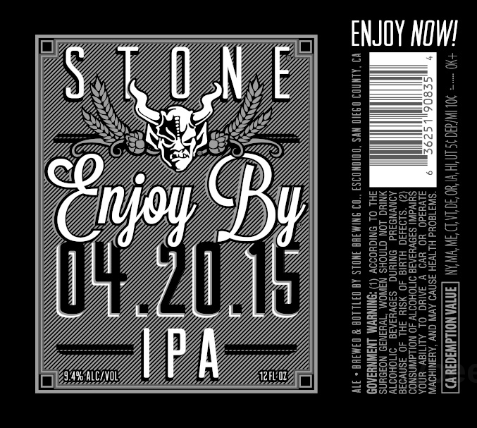 Enjoy By 4.20.15
