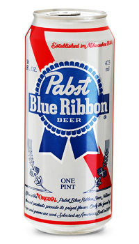 Pabst Blue Ribbon (Tall Boy can)